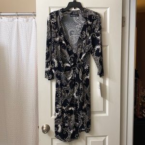 Nina Leonard Wrap Dress